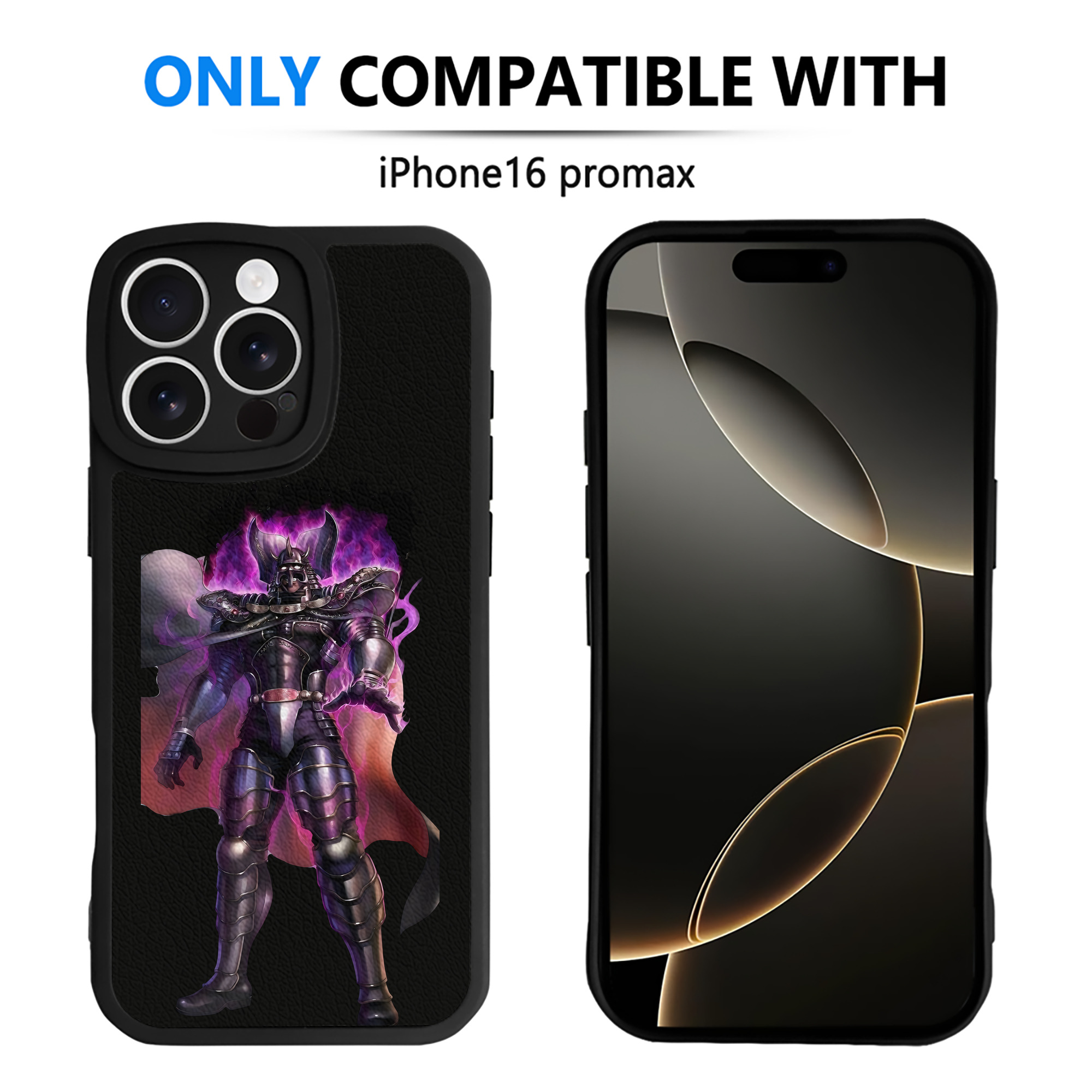 （画像用） 北斗の拳 Fist of the North Star 【iPhone 16シリーズ対応】シリコンスマホケース（レザー調） 材質：シリコン